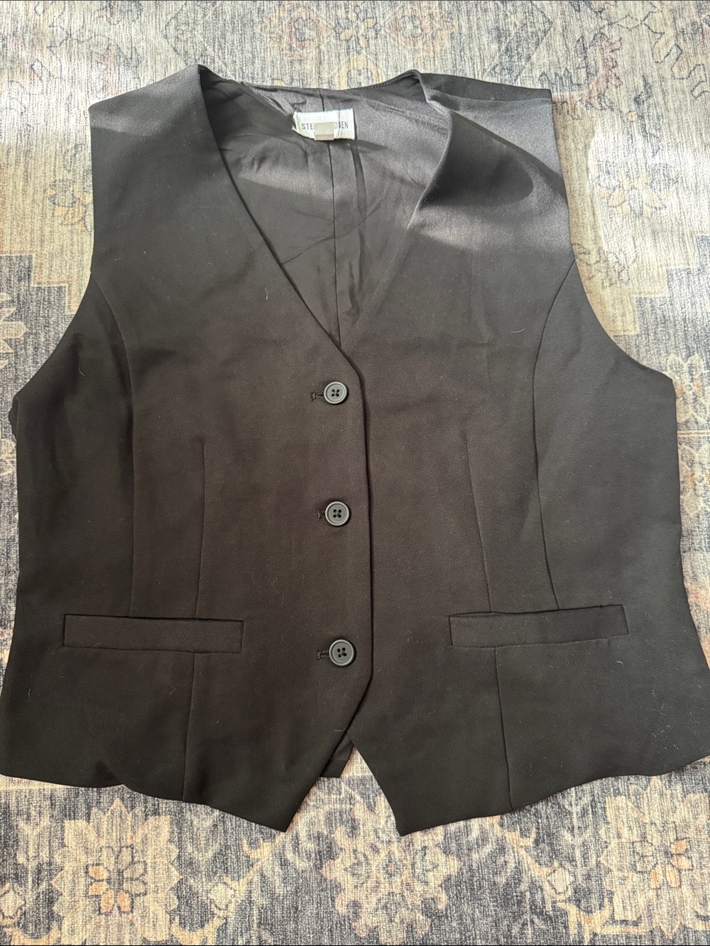 Steve Madden Black Vest